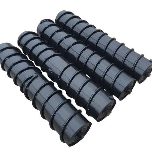 Return Idler  Belt Conveyor Parallel Return Idler | Mining Lower Return Roller | Anti-Tracking Comb & Spiral Cleaning Roller