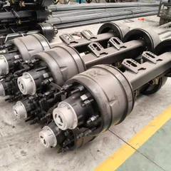 Trailer Axle for Cross-border Freight, Certified for Global Markets, Bulk Matching for Trailers