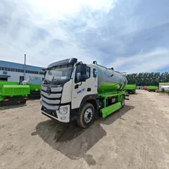 Foton 4×2 Septic Suction Truck 12/15m³ National VI Single Axle Sewage Vacuum Suction Tank Truck