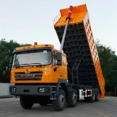 Used Shacman F3000 Dump Truck, 6×4/8×4 Optional, 351-450HP, Front Lifting Hydraulic