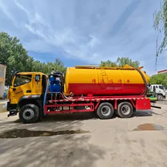 Foton Auman GTL 6×4 Combined Sewer Jetting & Suction Truck 22-24m³ National VI 25Ton High Pressure Vacuum Sewage Truck