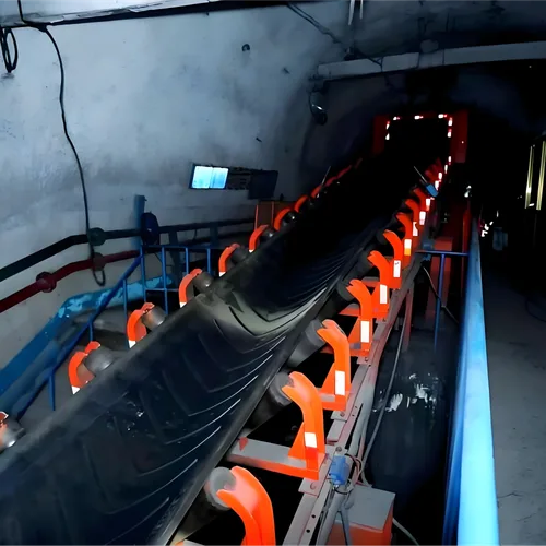 Return Idler  Belt Conveyor Parallel Return Idler | Mining Lower Return Roller | Anti-Tracking Comb & Spiral Cleaning Roller