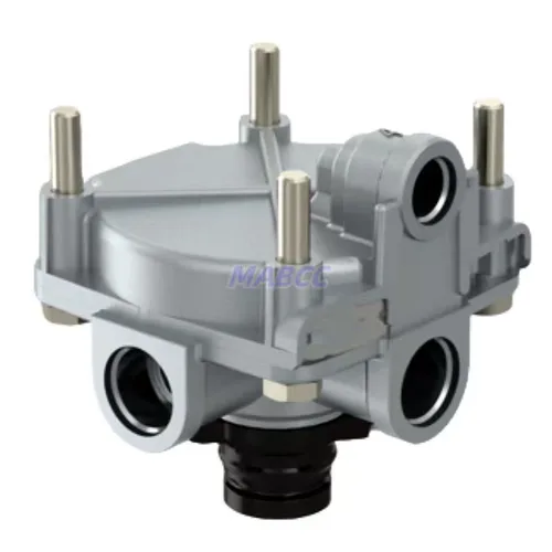 4-hole Relay Valve 9730110010 New Aluminum Alloy for Truck and Trailer Air Brake System
