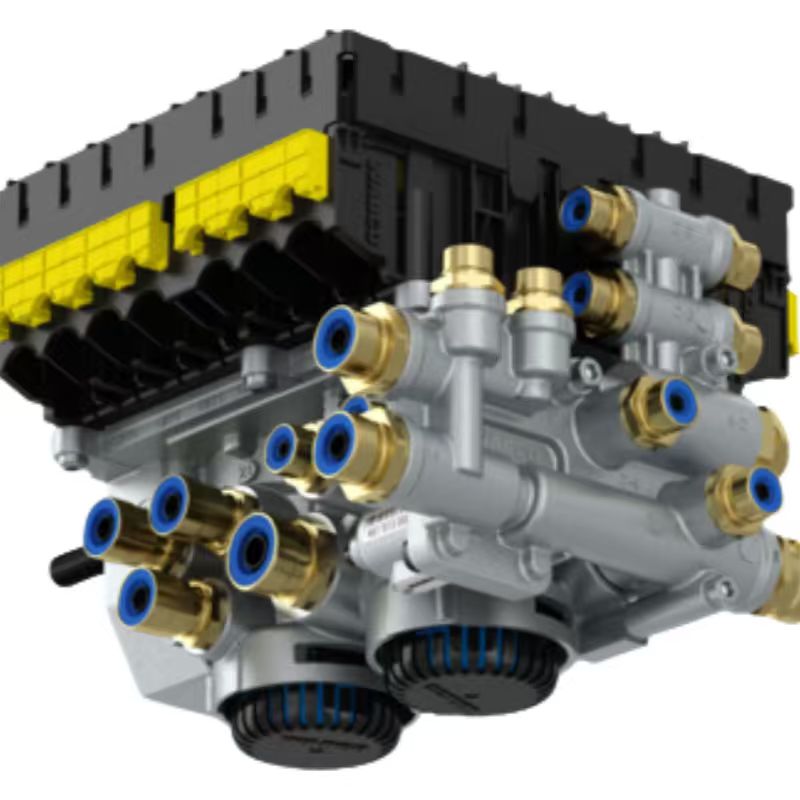 4S3M Trailer EBS Electronic Braking System, OEM 4801020630 Complete Assembly with Valves & Cables