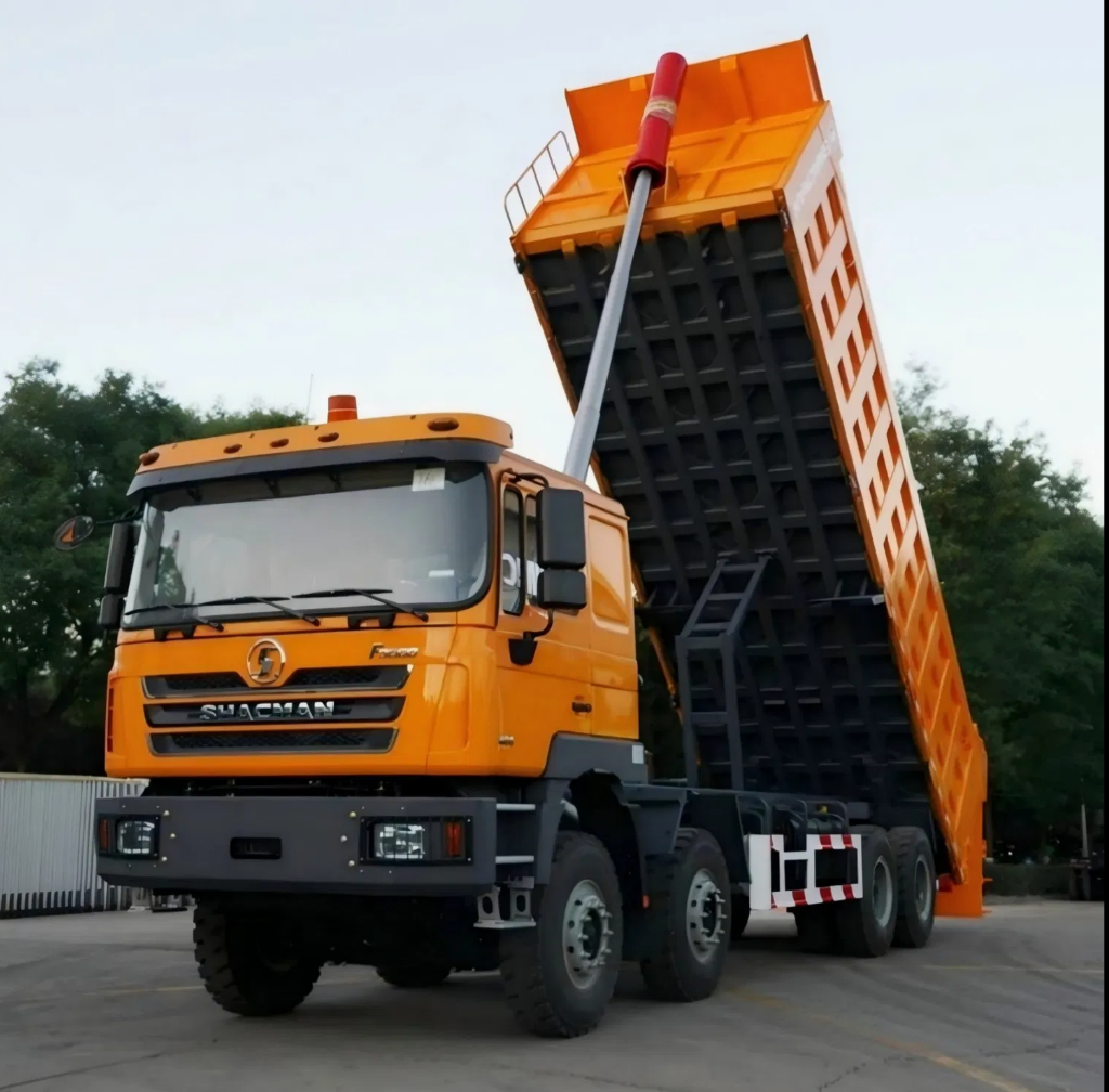 Used Shacman F3000 Dump Truck, 6×4/8×4 Optional, 351-450HP, Front Lifting Hydraulic
