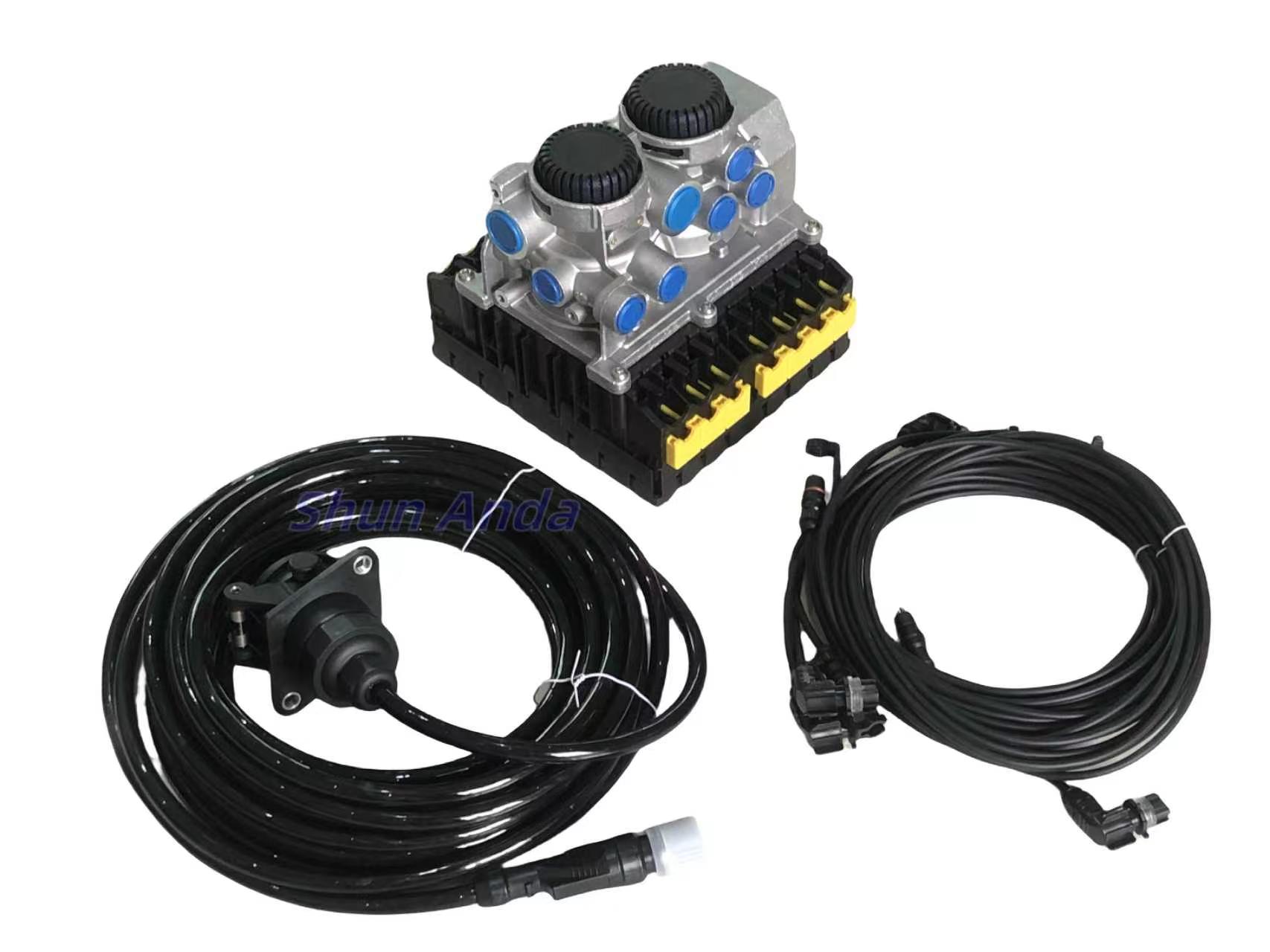 2S2M Trailer EBS Electronic Braking System OEM 4801020330 Complete Kit with Valves & Cables