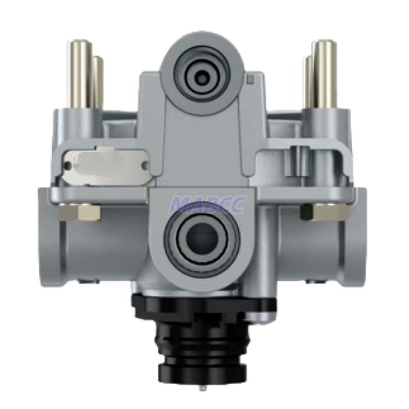 4-hole Relay Valve 9730110010 New Aluminum Alloy for Truck and Trailer Air Brake System