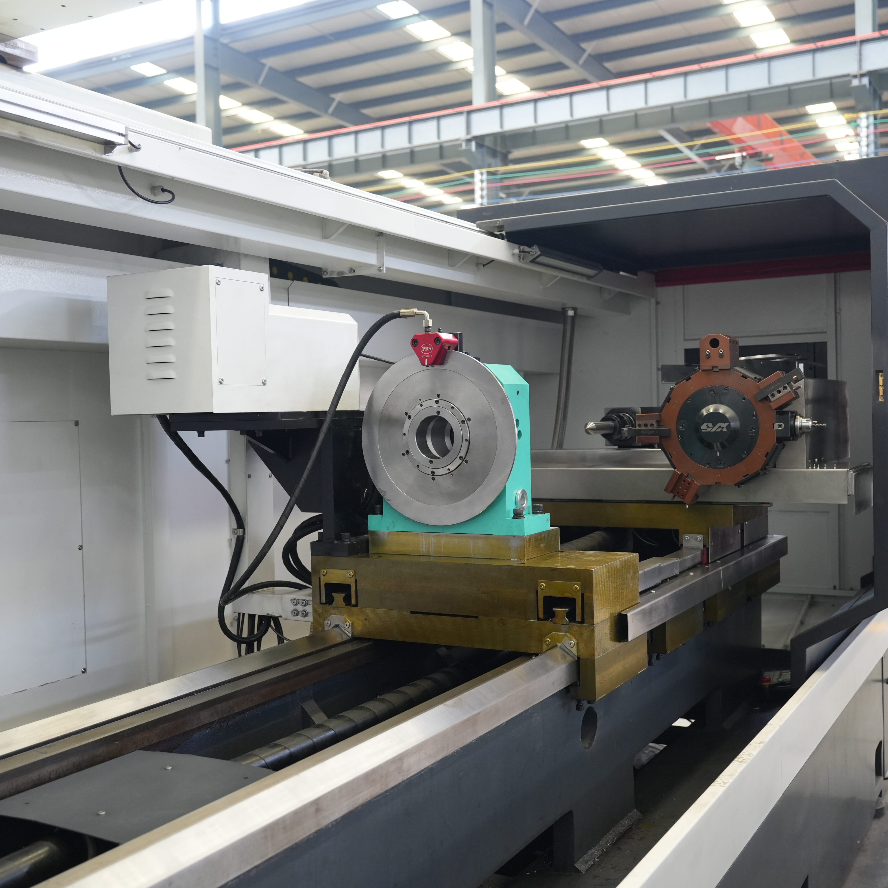 HX-70150-95 Dual-spindle CNC Lathe with Truss Manipulator, Fully Automatic Loading & Unloading Precision Machining Equipment