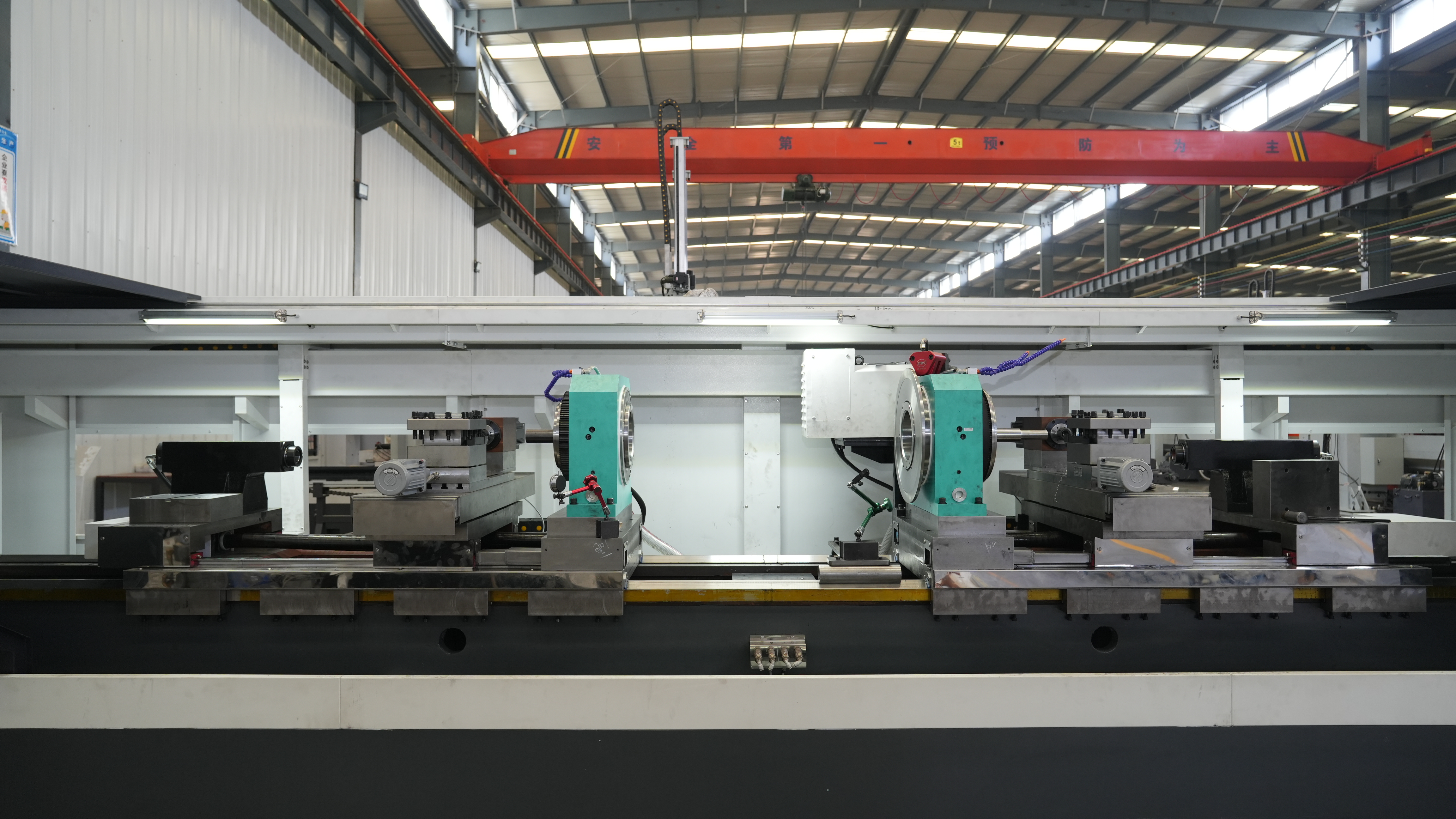 HX-70300-160 Dual-spindle CNC Lathe, Horizontal Flat Bed 4-axis Linkage Machining Equipment