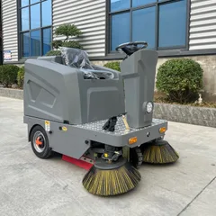 YJ-1280 Ride-on Floor Sweeper Maintenance-free Battery Street Cleaning Machine