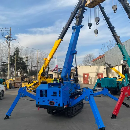 XZ03A 3 Ton Crawler Spider Crane, Mini Hydraulic Lifting Crane for Narrow Space
