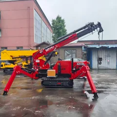 XZ03B 3 Ton Crawler Spider Crane, Compact Mini Hydraulic Crane for Narrow Construction Sites