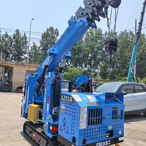 XZ03A 3 Ton Crawler Spider Crane, Mini Hydraulic Lifting Crane for Narrow Space