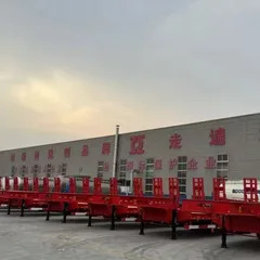 45CBM Vertical Bulk Cement Tank Semi-Trailer Powder Material Transport Tanker