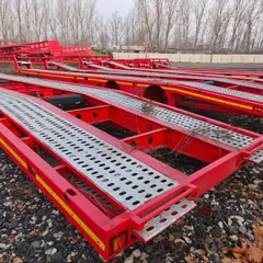 Low Flatbed Semi Trailer for Machinery Transport, Drop Deck Heavy Equipment Hauler Semi-Trailer
