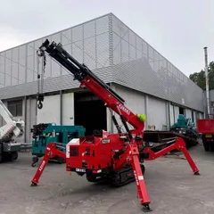 XZ03B 3 Ton Crawler Spider Crane, Compact Mini Hydraulic Crane for Narrow Construction Sites