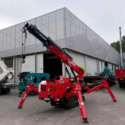 XZ03B 3 Ton Crawler Spider Crane, Compact Mini Hydraulic Crane for Narrow Construction Sites