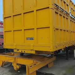 12.8m Heavy Side Tipper Semi Trailer, 4 Axle / Optional 3 Axle, Powder Coated Export Stock Cheap Clearance