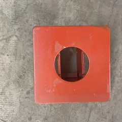 Semi-trailer Single Twist Lock Housing 215*215mm Container Lock Base Red Painted Steel Bracket
