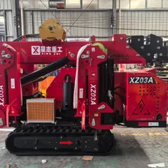 XZ03A 3 Ton Crawler Spider Crane, Mini Hydraulic Lifting Crane for Narrow Space