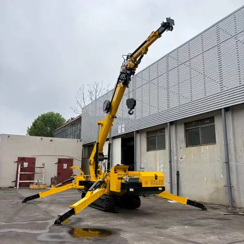 XZ05A 8 Ton Crawler Spider Crane, Large Load Mini Tracked Hoist for Restricted Construction Zones
