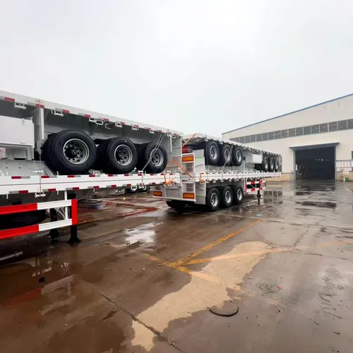 Customizable Container Flatbed Semi-Trailer ISO Standard Shipping Platform Trailer