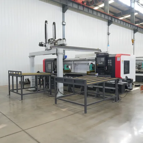 HX-70150-95 Dual-spindle CNC Lathe with Truss Manipulator, Fully Automatic Loading & Unloading Precision Machining Equipment