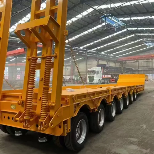 Multi-Axle Heavy Lowbed Semi Trailer, Oversize Heavy Equipment Transport Semi-Trailer