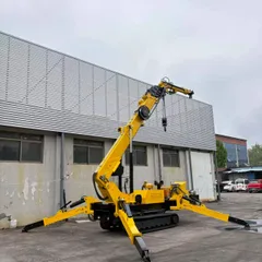 XZ05A 5 Ton Crawler Spider Crane, Heavy-duty Mini Hydraulic Lifter for Narrow Spaces