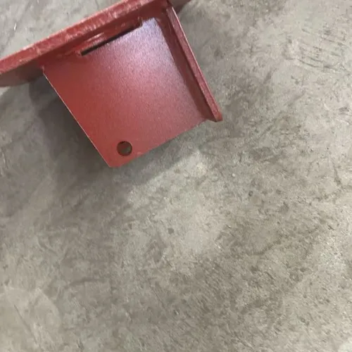 Semi-trailer Single Twist Lock Housing 215*215mm Container Lock Base Red Painted Steel Bracket