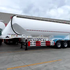 45CBM Vertical Bulk Cement Tank Semi-Trailer Powder Material Transport Tanker