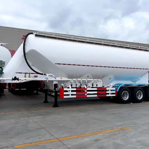 45CBM Vertical Bulk Cement Tank Semi-Trailer Powder Material Transport Tanker