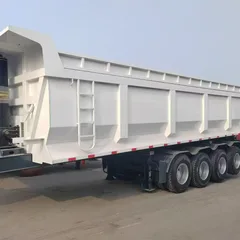 4 Axle U-Type Rear Tipper Semi Trailer, Muck Sand Stone Construction Dump Semi-Trailer Customizable Factory Price Around 85000 RMB
