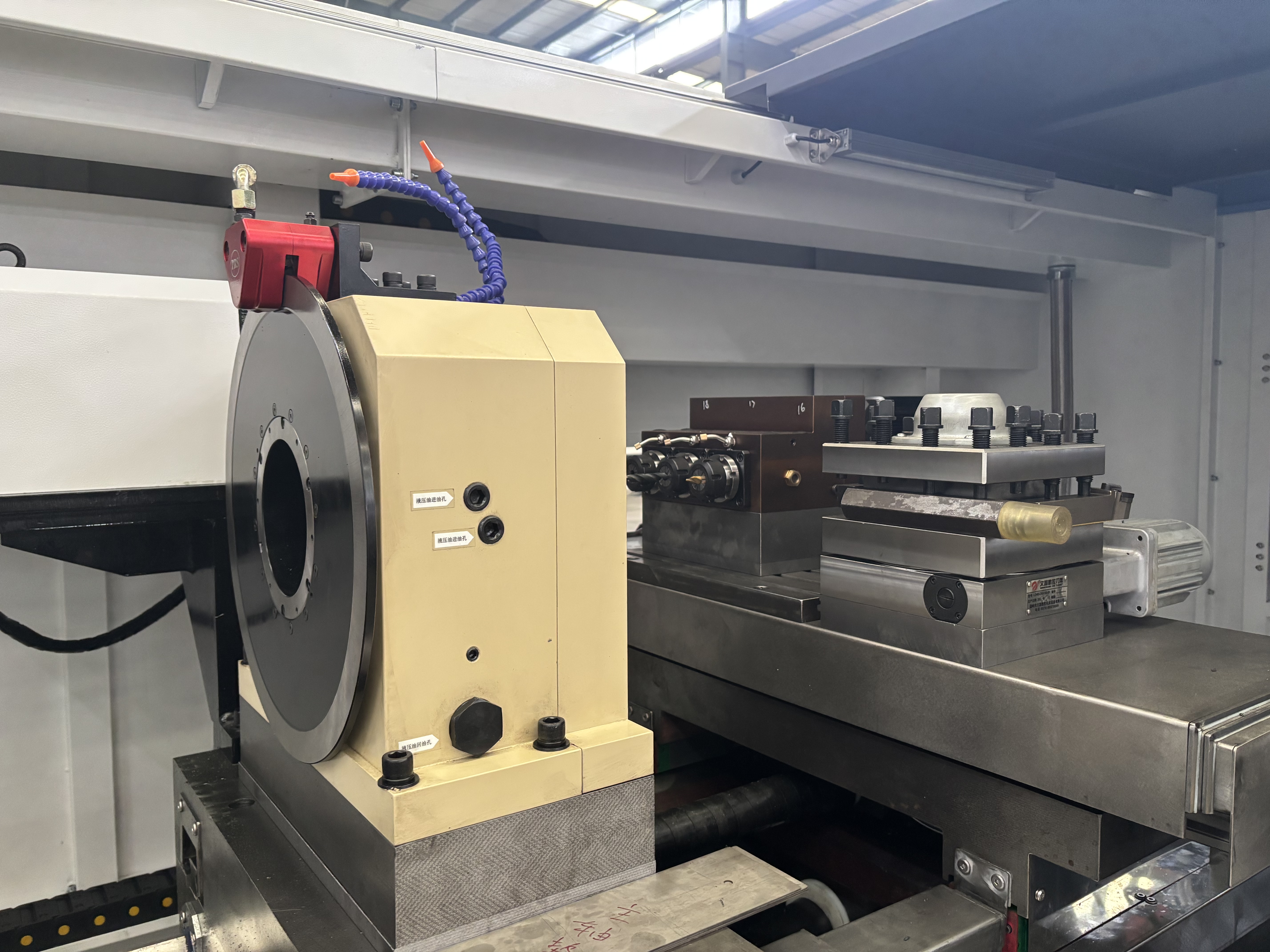 HX-70200-120 Dual-spindle CNC Lathe, Horizontal Flat Bed 4-axis Linkage Precision Machining Equipment