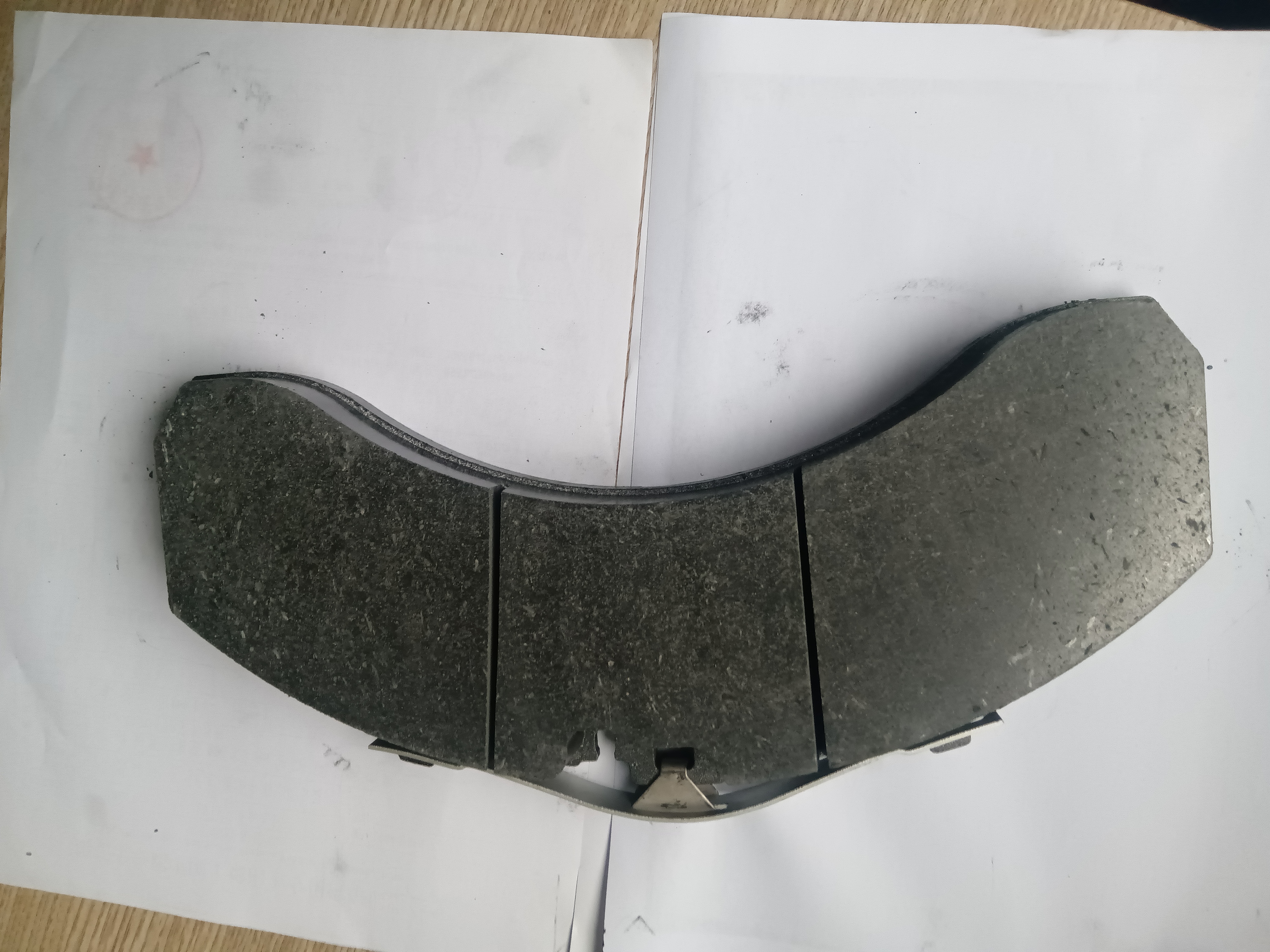FUWA Axle 220mm Wide Drum Brake Lining, Two-Grade Wear-Resistant Brake Shoe for Semi-Trailer