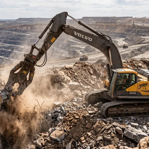 High-Reach Demolition Excavator 38 Ton | Heavy Duty Hydraulic Breaker