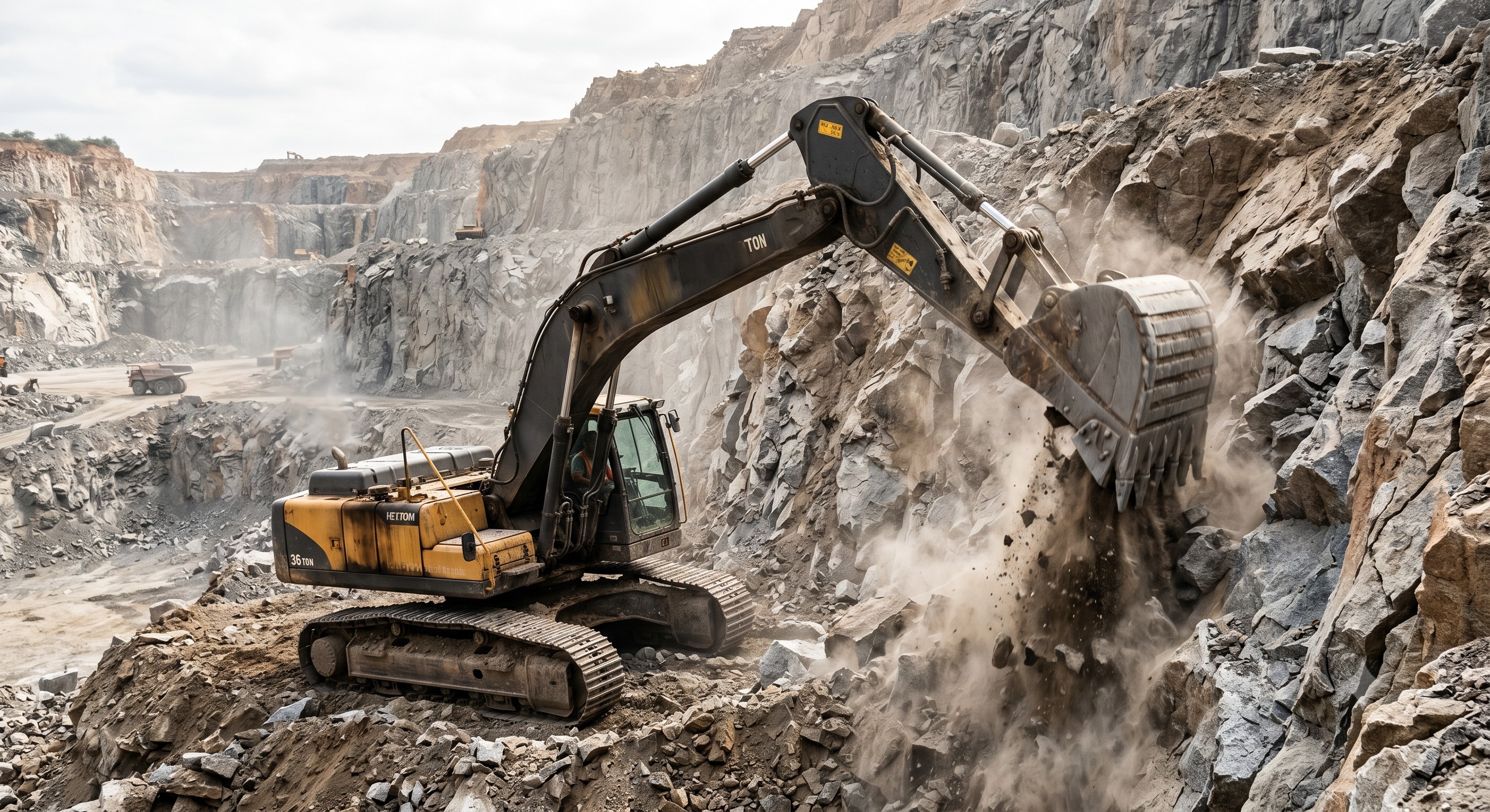36 Ton Steel Track Excavator | Heavy Duty Crawler for Mining & Earthmoving