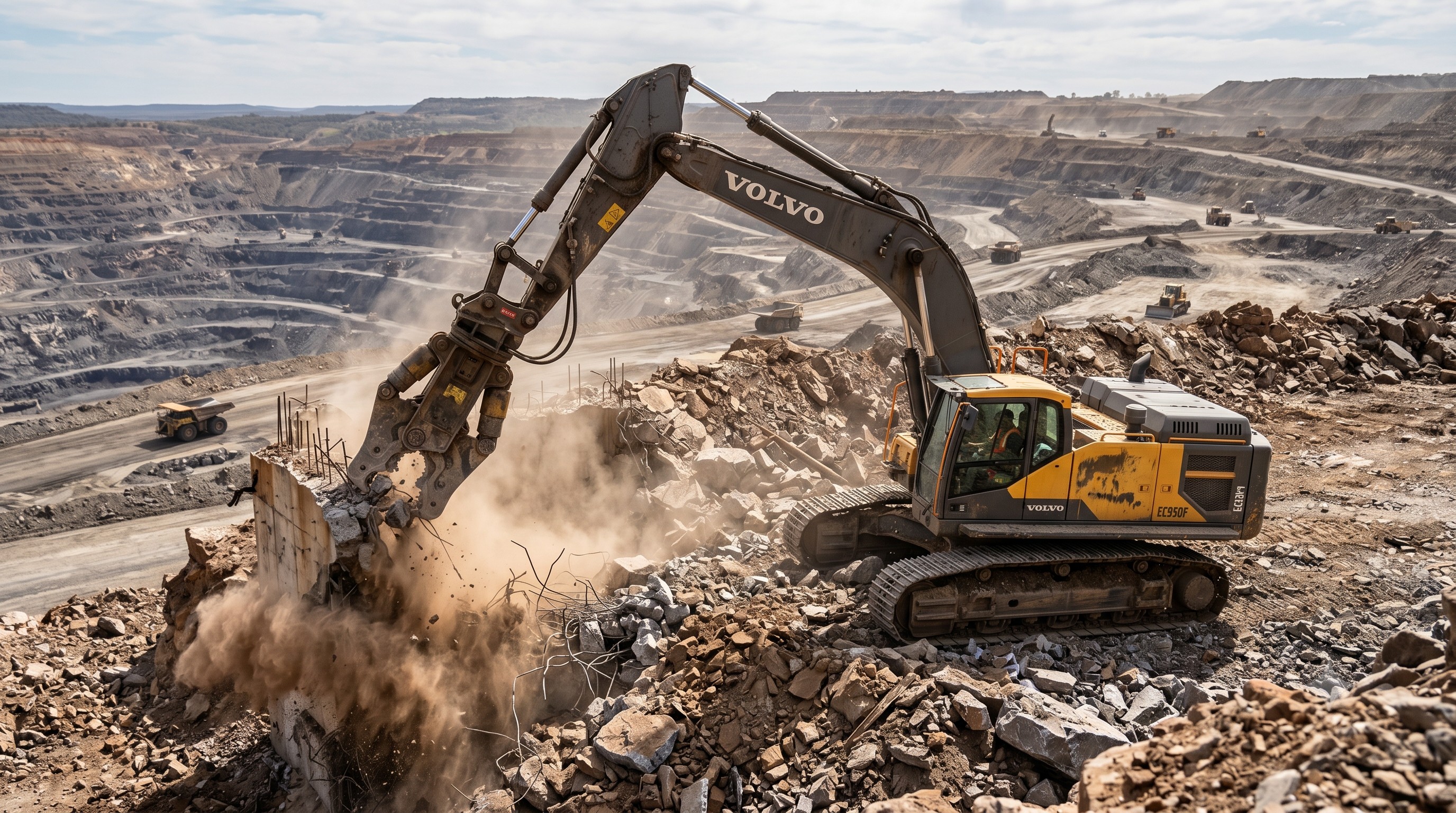 High-Reach Demolition Excavator 38 Ton | Heavy Duty Hydraulic Breaker