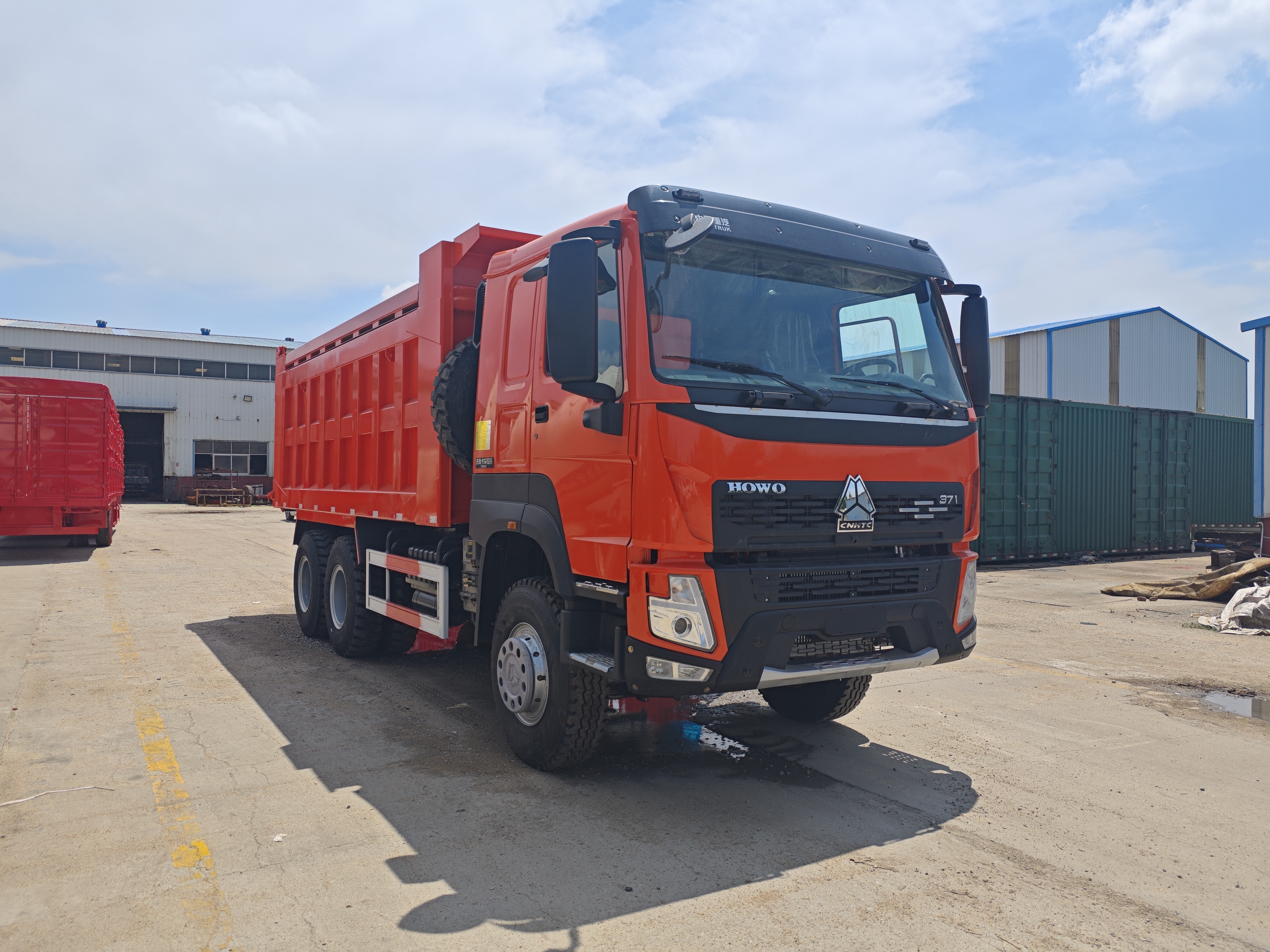 Used HOWO 6×4 Tipper Dump Truck, 336/371/380/420HP Mining Muck Dumper, 21-30T Load Capacity