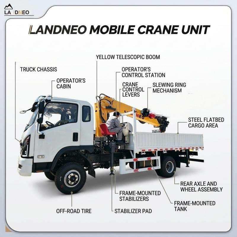 high stability aerial work platform truck for elevated operations