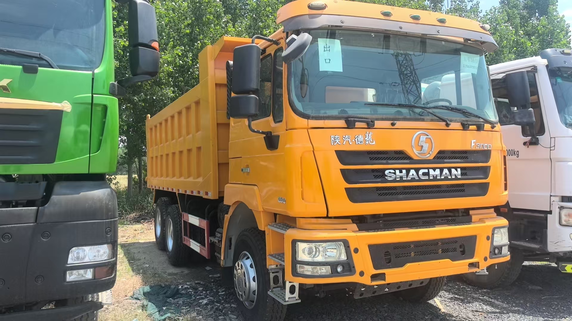 Used Shacman F3000 6x4 Tipper Dump Truck, Weichai 380HP Engine, Heavy Duty Mining Dumper for Africa Central Asia Export