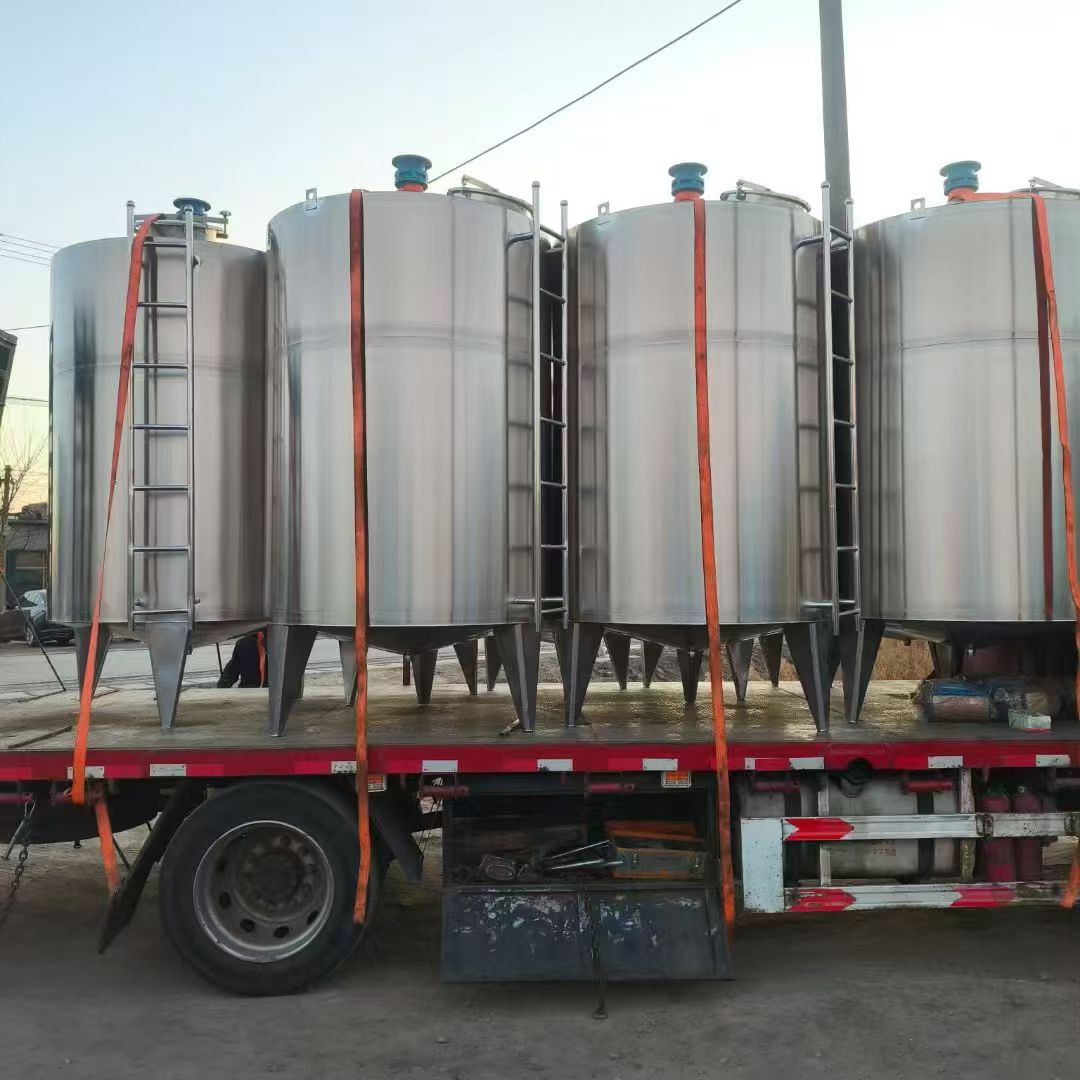 Vertical Double Cone 5000L Stainless Tank Liquid Mixing & Storage Equipment For Brewery Industry