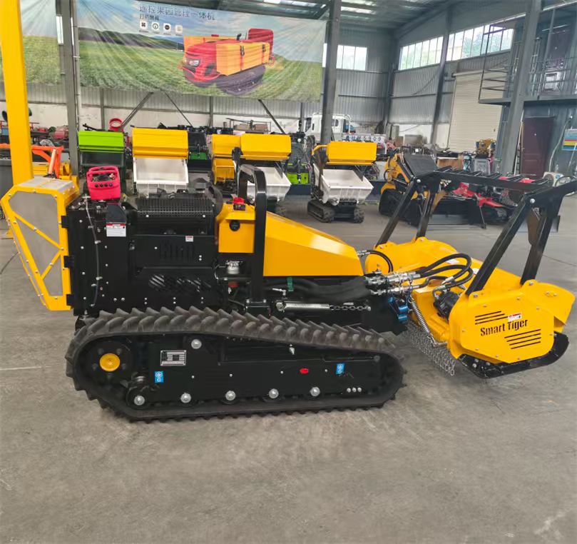 40HP Remote Controlled Land Reclamation Robot for Firebreak Clearing Stump Removal  Wasteland Widening
