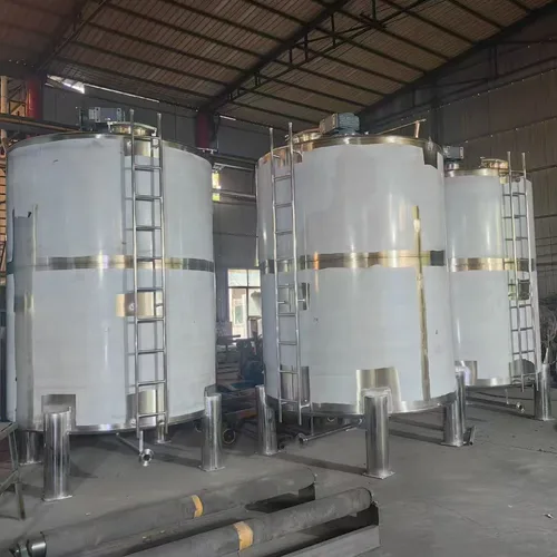 Food Grade 10m³ Stainless Storage Tank 2.2m Dia 3.1m Total Height Conical Top Bottom Mixing Vessel