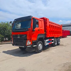 Used HOWO 6×4 Tipper Dump Truck, 336/371/380/420HP Mining Muck Dumper, 21-30T Load Capacity