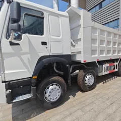 Used HOWO 8×4 4-axle Tipper Dump Truck, 336/371/375/420HP Mining Dumper With 31-40T Load Capacity