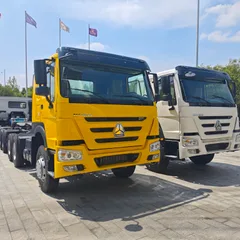 Used SINOTRUK HOWO 6×4 Tractor Head, 6-cylinder Diesel Engine, 10-speed Manual Gearbox
