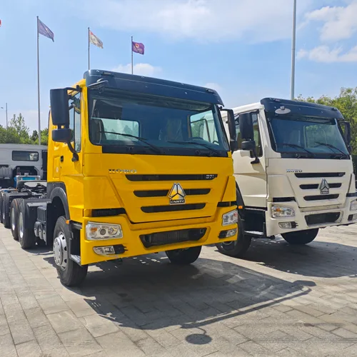 Used SINOTRUK HOWO 6×4 Tractor Head, 6-cylinder Diesel Engine, 10-speed Manual Gearbox