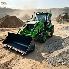 WZ38-28 multifunctional backhoe loader for road and municipal projects