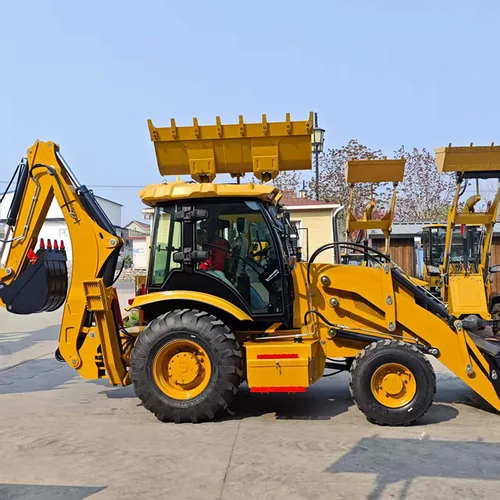 Professional construction backhoe loader with hydraulic pilot control